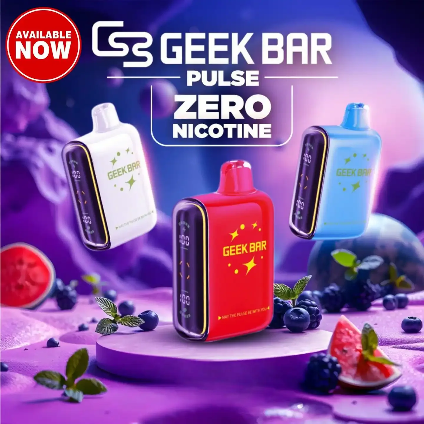 Geek Bar Pulse Zero Nicotine Vape